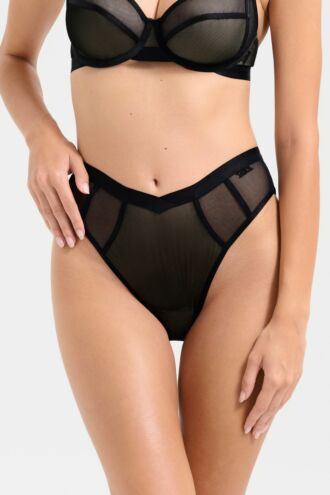 High-Leg Slip »Mesh«