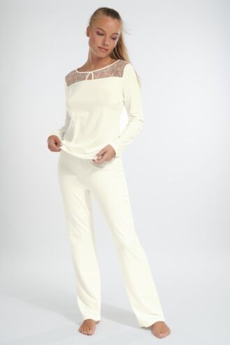 Pyjama mit Sweatshirt und Hose »Liv«
