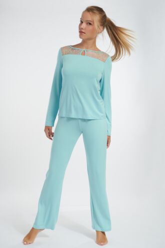 Pyjama mit Sweatshirt und Hose »Liv«
