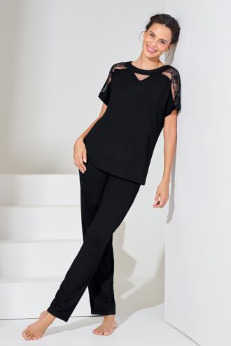 Pyjama mit Schlafshirt und Hose »Eminence«
