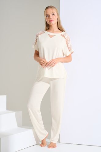 Pyjama mit Schlafshirt und Hose »Eminence«