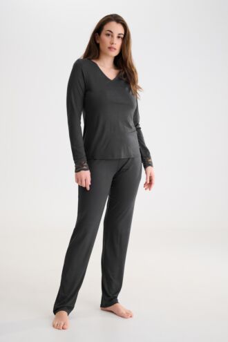 Pyjama mit Schlafshirt und Hose »Ruth«