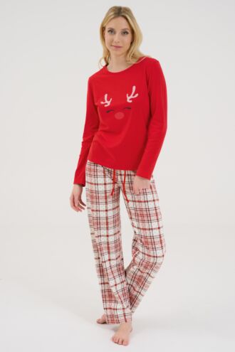 Pyjama mit Schlafshirt und Hose »Holiday«
