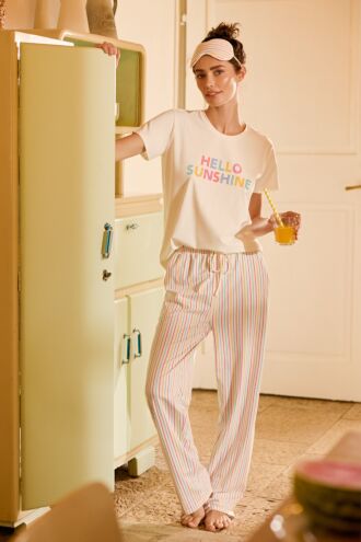 Pyjama mit Schlafshirt und Hose »Summer«