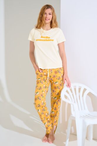 Pyjama mit Schlafshirt und Hose »Summer«
