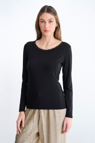 Shirt mit langen Ärmeln »Lace«